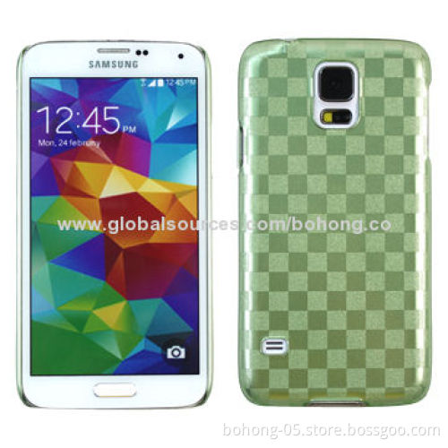 Hard Phone Cases for Samsung S5, Texture Design and Colorful Painting Inside
